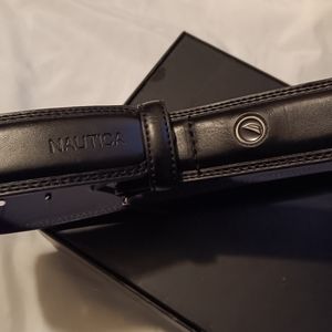 Men's Double Stitch Leather Belt